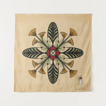 Hathor, The Golden One Tapestry