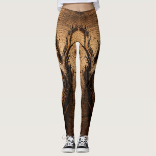 “Hathoria” –  A Woman in Nature Portrait Leggings