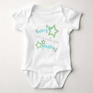hating me wont make you pretty baby bodysuit