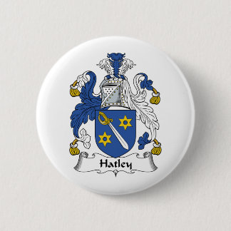 Hatley Family Crest 6 Cm Round Badge