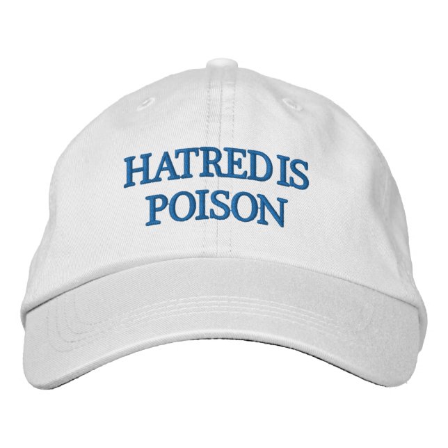 Hatred is Poison Blue-Letter Hat (Front)