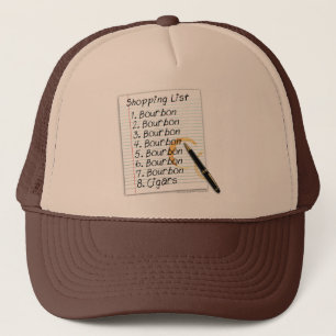HATS - BOURBON LOVERS SHOPPING LIST