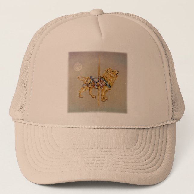 Hats, Caps - Carousel Lion SQ (Front)