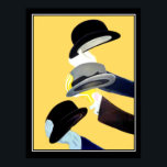 Hats French Art Deco Vintage poster french<br><div class="desc">French Art Deco Vintage poster french vintage images,  vintage posters,  retro images,  vintage illustrations,  victorian images,  vintage graphics,  vintage retro,  Popular,  Décor Styles,  retro style poster,  vintage poster,  art,  vintage,  cool,  modern,  victorian,  country,  landscapes,  retro,  art deco,  mediterranean,  asian,  french,  art nouveau,  vintage illustrations,  vintage store Hats</div>
