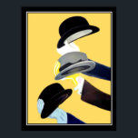 Hats French Art Deco Vintage poster french<br><div class="desc">French Art Deco Vintage poster french vintage images,  vintage posters,  retro images,  vintage illustrations,  victorian images,  vintage graphics,  vintage retro,  Popular,  Décor Styles,  retro style poster,  vintage poster,  art,  vintage,  cool,  modern,  victorian,  country,  landscapes,  retro,  art deco,  mediterranean,  asian,  french,  art nouveau,  vintage illustrations,  vintage store Hats</div>