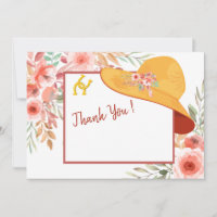 Hats Horses and Flowers Debby-Theme Thank You