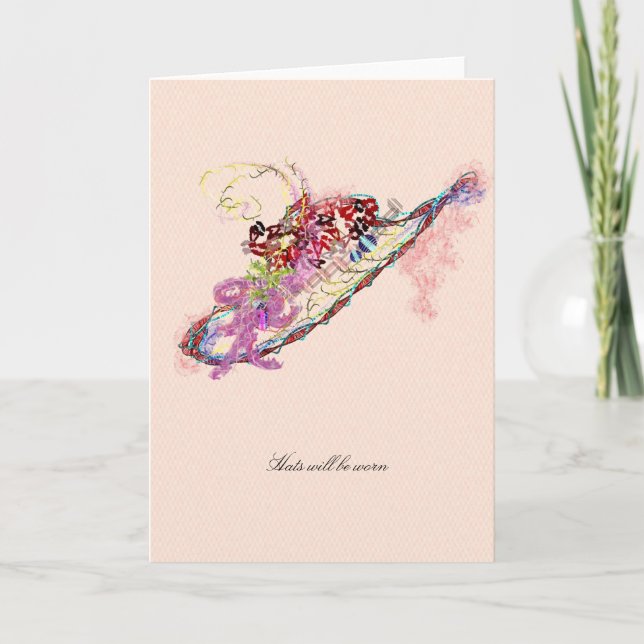 Hats invitation card (Front)