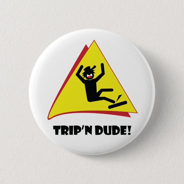 HATS, MUGS, ETC #2 6 CM ROUND BADGE (Front)