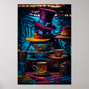 Hats of Mad Hatter Poster