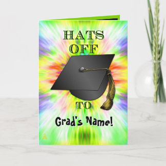 Hats Off! (Graduation Card) Card
