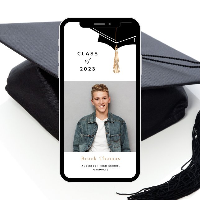 Hats Off Graduation Photo Announcement (Creator Uploaded)