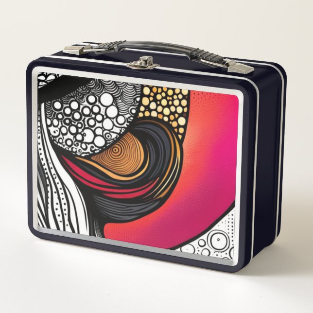 Hats Off Metal Lunch Box (Front)