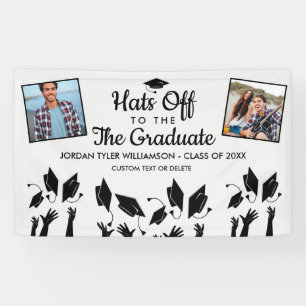 Hats off to the Grad Graduation Photos Party Sign