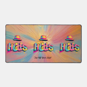 "Hat's the Word" Desk Mat