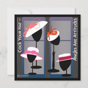 Hats With Attitudes Invitation