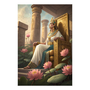 Hatshepsut The Pharaoh Queen Feminine Power in A Photo Print