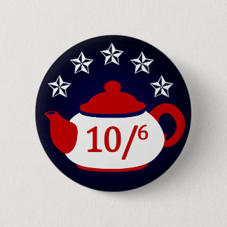 Hatter for President:  Tea Party Button