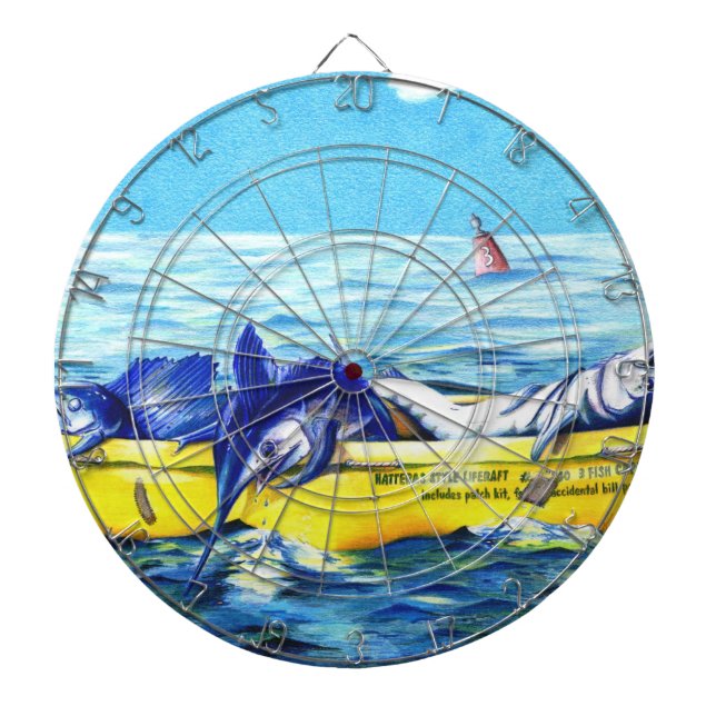 Hatteras Liferaft Dart Board (Front)
