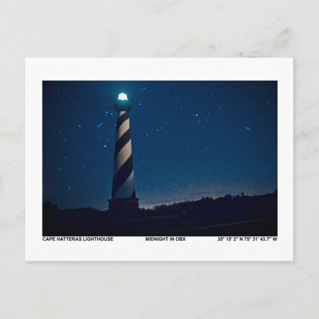 Hatteras Light. Postcard (Front)