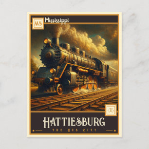 Hattiesburg, Mississippi    Vintage Postcard