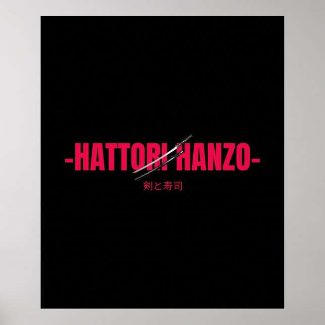 Hattori Hanzo Poster (Front)