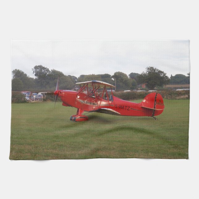 Hatz Biplane Tea Towel (Horizontal)