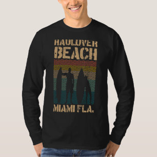 Hau Beach Miami Florida Surf Spot Summer Souvenir T-Shirt