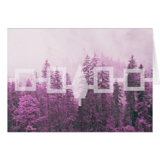 Haudenosaunee Misty Forest Flag Card