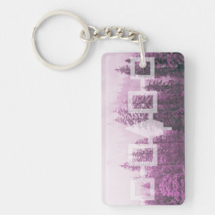 Haudenosaunee Misty Forest Flag Card Key Ring