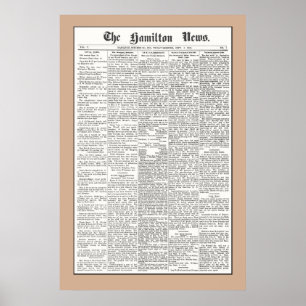 Haughey Family Reunion - Sept 8, 1905, Brown Poster