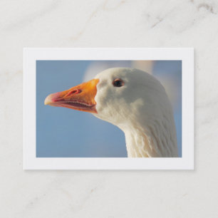 Haughty Goose (Bordered) Business Card