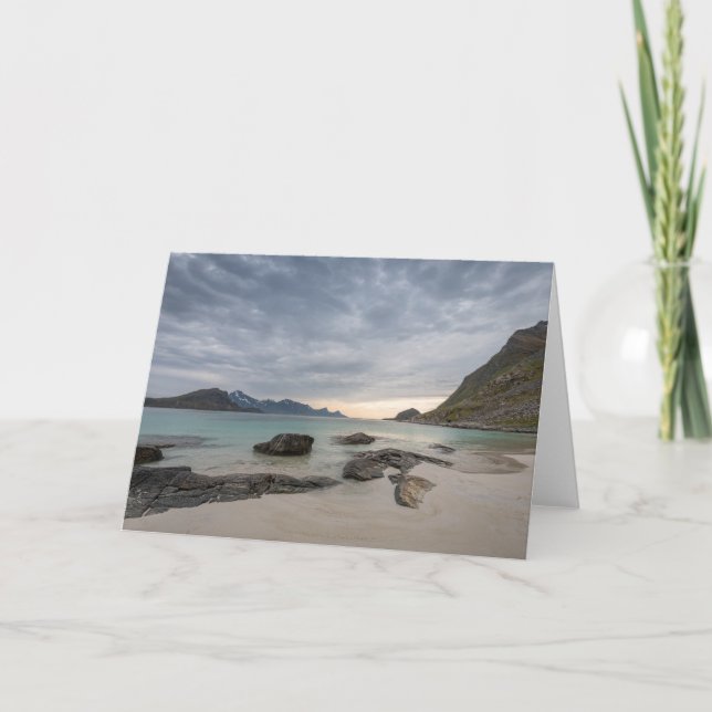 Haukland Beach Card (Front)