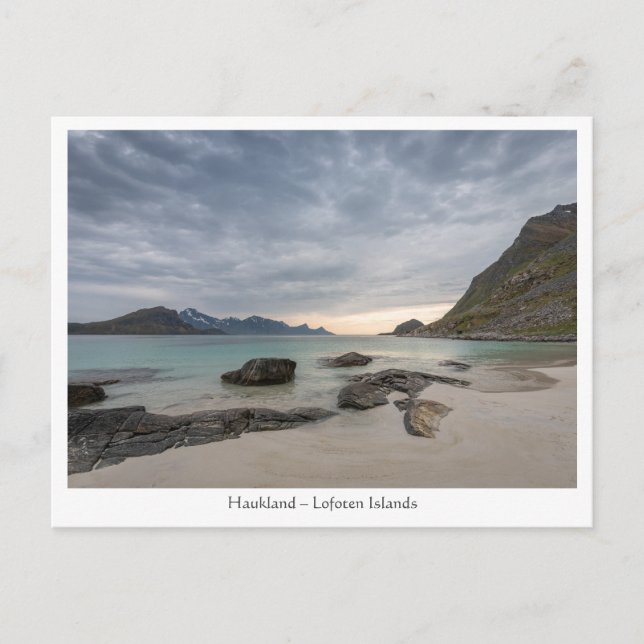 Haukland Beach Postcard (Front)