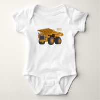 Haul truck cartoon illustration