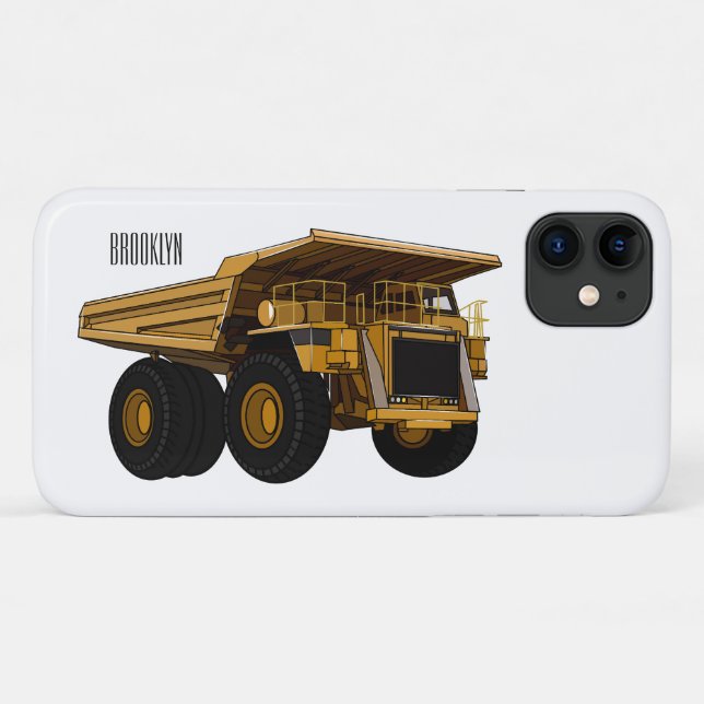 Haul truck cartoon illustration Case-Mate iPhone case (Back (Horizontal))