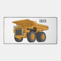 Haul truck cartoon illustration