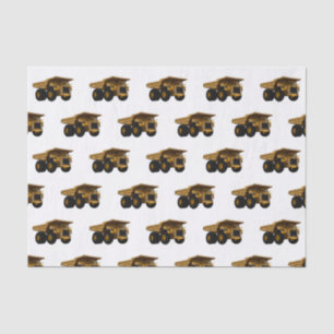 Haul truck cartoon illustration tissue paper