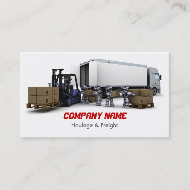 Haulage & Freight Business Card (Front)