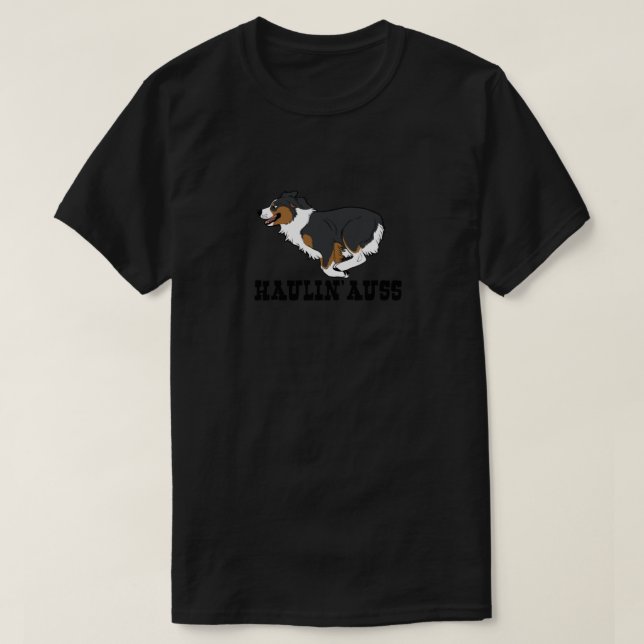 HAULIN’ AUSS (black tri) Classic T-Shirt (Design Front)