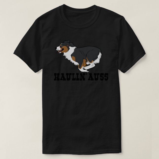 HAULIN’ AUSS (black tri) Classic T-Shirt.png T-Shirt (Design Front)
