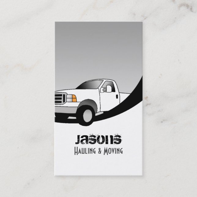 Hauling Business Cards (Front)