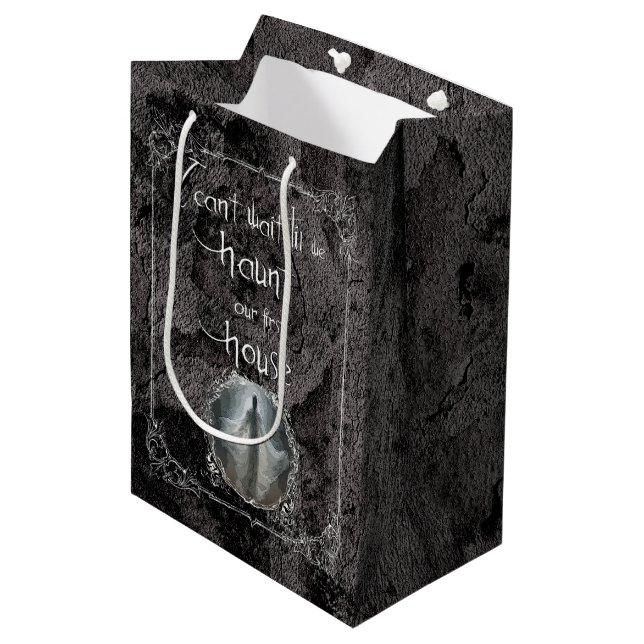Haunt Our First House  Medium Gift Bag (Front Angled)