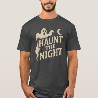 Haunt the Night – Retro Ghost Halloween Design T-Shirt