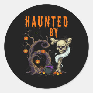 Haunted2 Classic Round Sticker