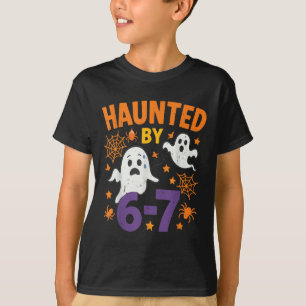 Haunted 67 Ghost Math Teacher Halloween Costume Ma T-Shirt