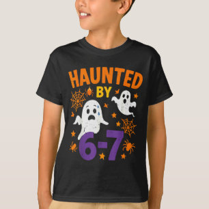 Haunted 67 Ghost Math Teacher Halloween Costume Ma T-Shirt