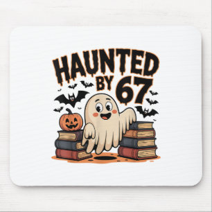 Haunted 67 Meme Six Seven 6-7 Funny Internet Joke  Mouse Pad