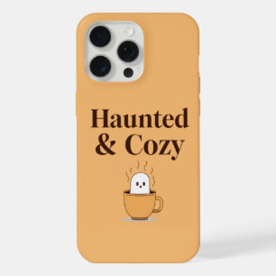 Haunted and Cosy Ghost Coffee Halloween iPhone 15 Pro Max Case