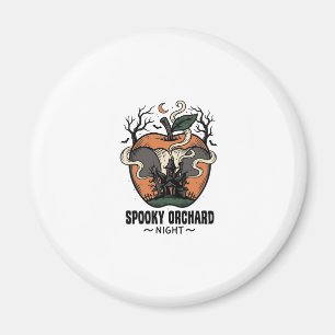 Haunted Apple Shirt Vintage Scary Orchard Night_1 Magnet