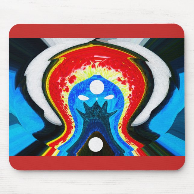 Haunted art mouse pad (Front)